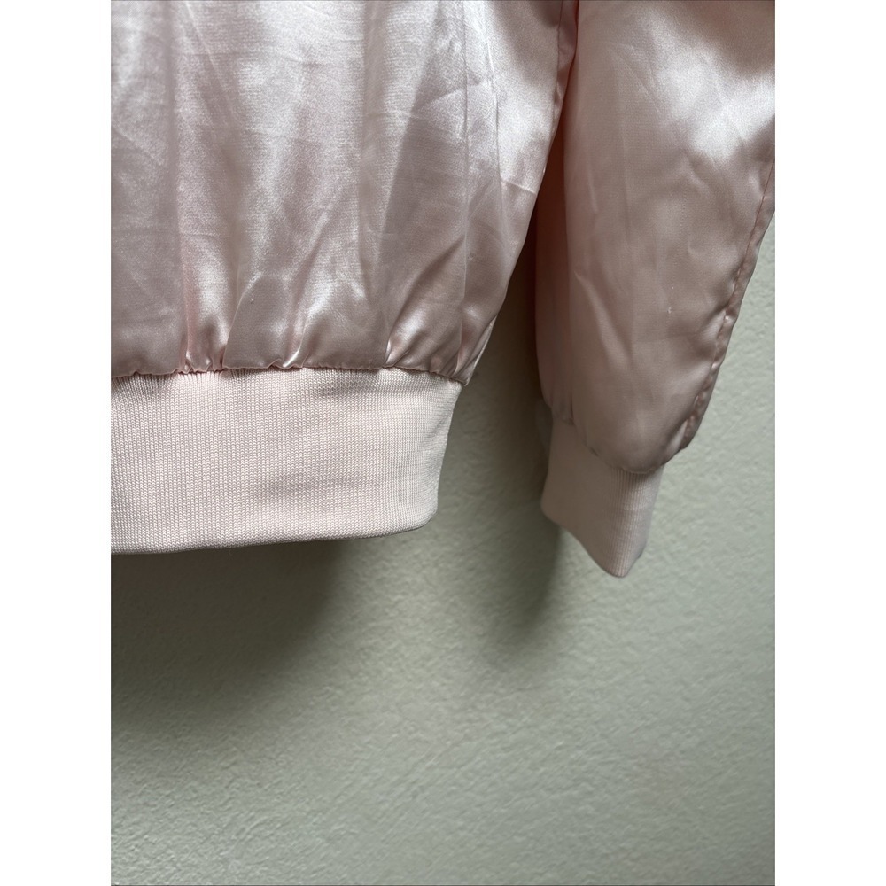 Forever 21 Pink Size S Bomber Jacket - Shiny Polyester - Picture 9 of 10